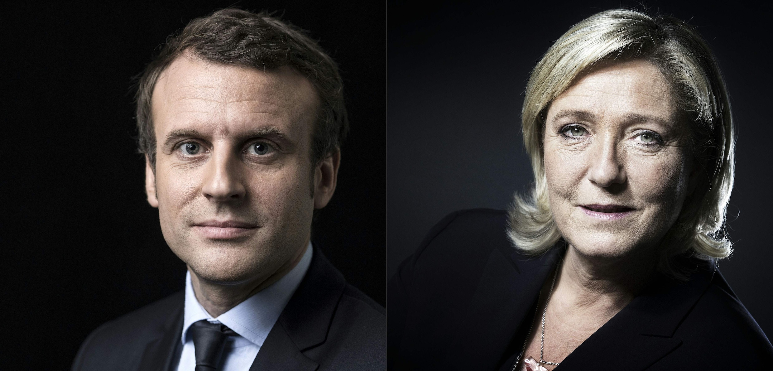 Twee tegenpolen gaan door in de race om het Franse presidentschap